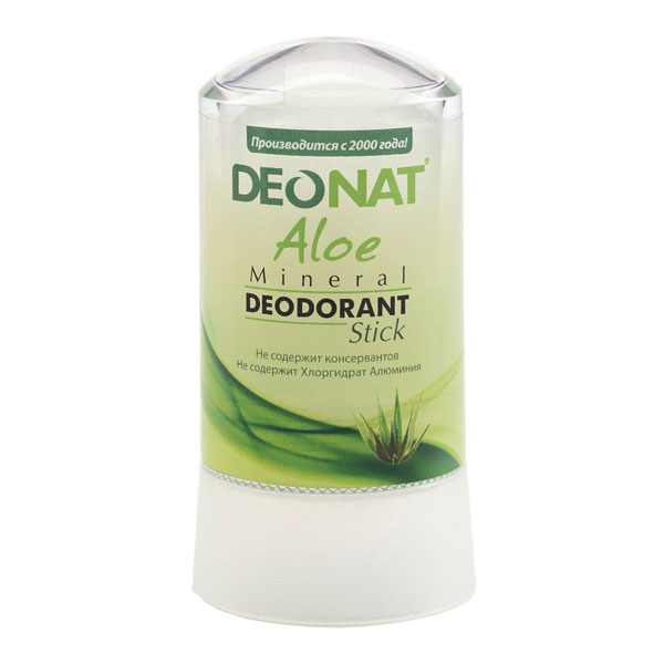 Дезодорант-кристалл с экстрактом Алоэ DeoNat 60 г