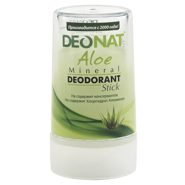 Дезодорант-кристалл с соком Алоэ DeoNat 60 г