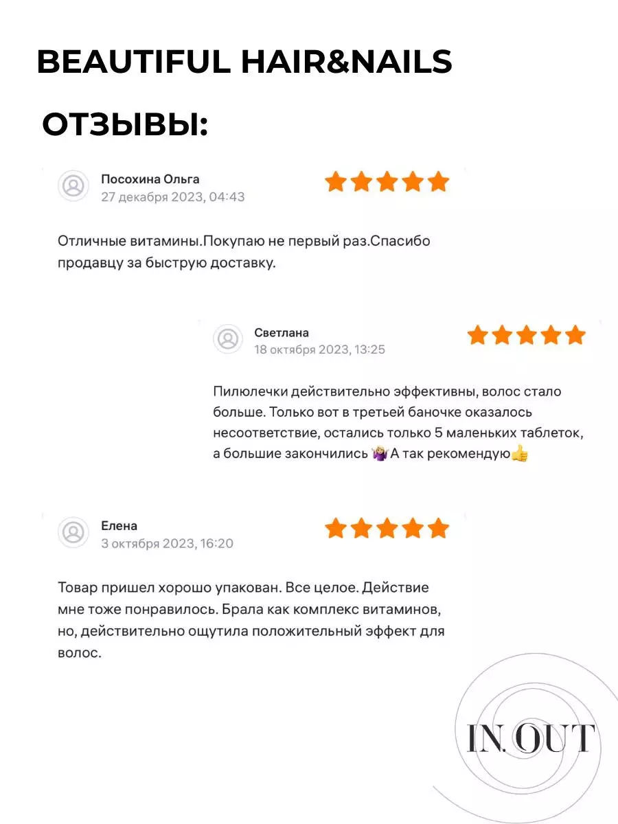 Витаминно-минеральный комплекс Beautiful Hair&Nails