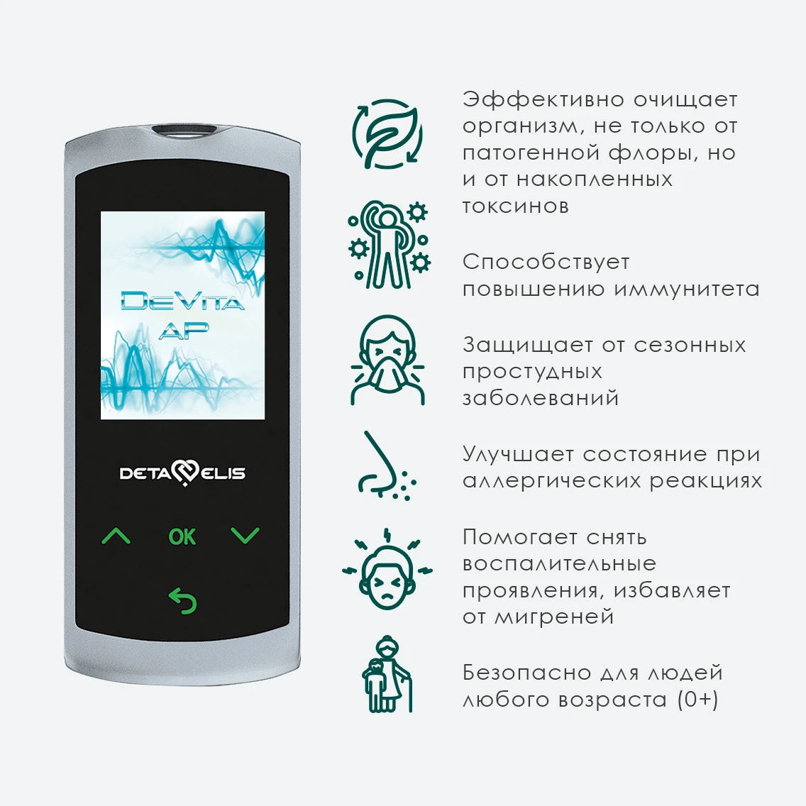 Антипаразитарный биорезонсный прибор DeVita AP+Mini